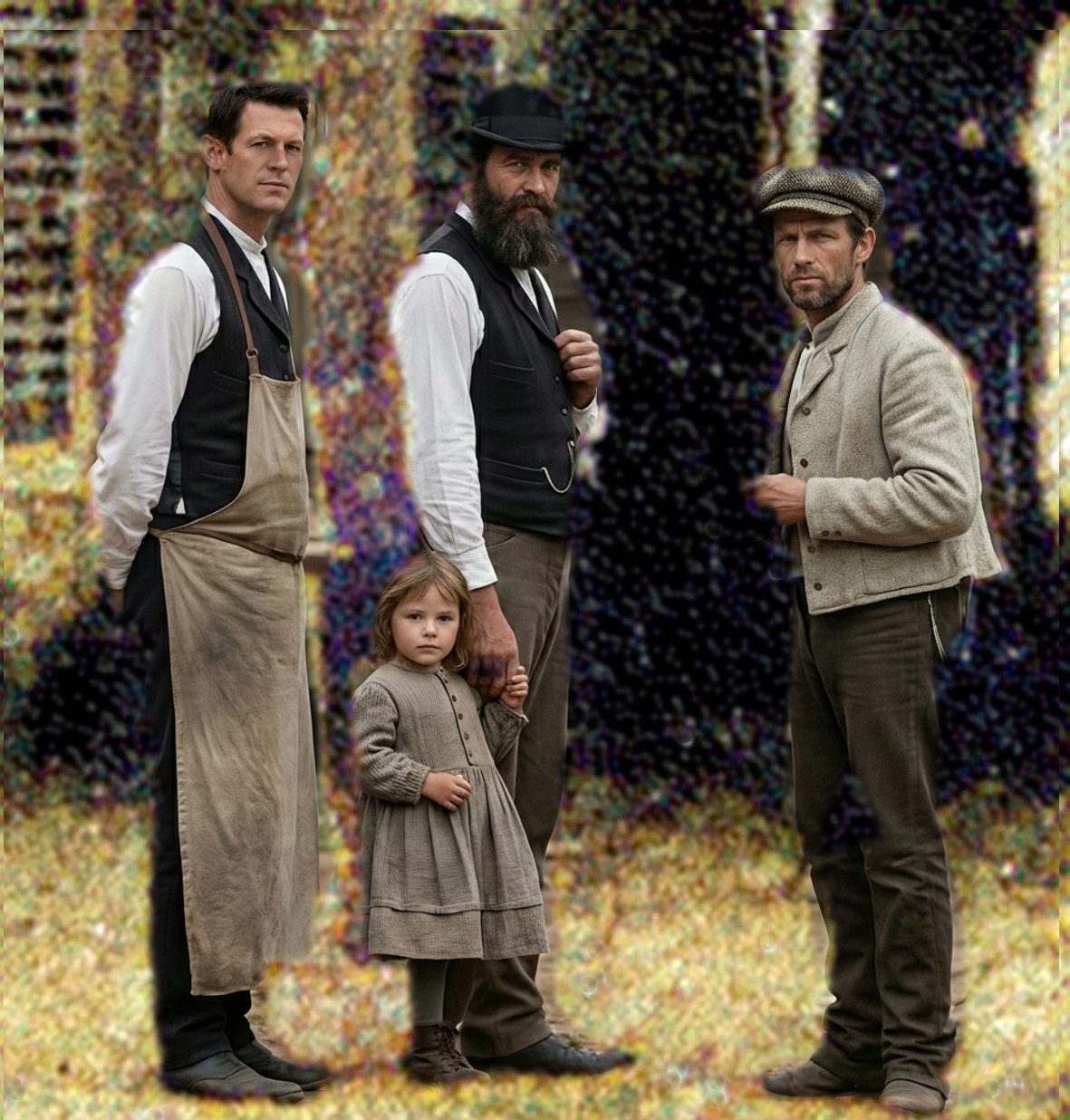 1905 Fam. Bauer kolloriert